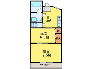 南沖洲五丁目 徒歩5分 4階の物件間取画像